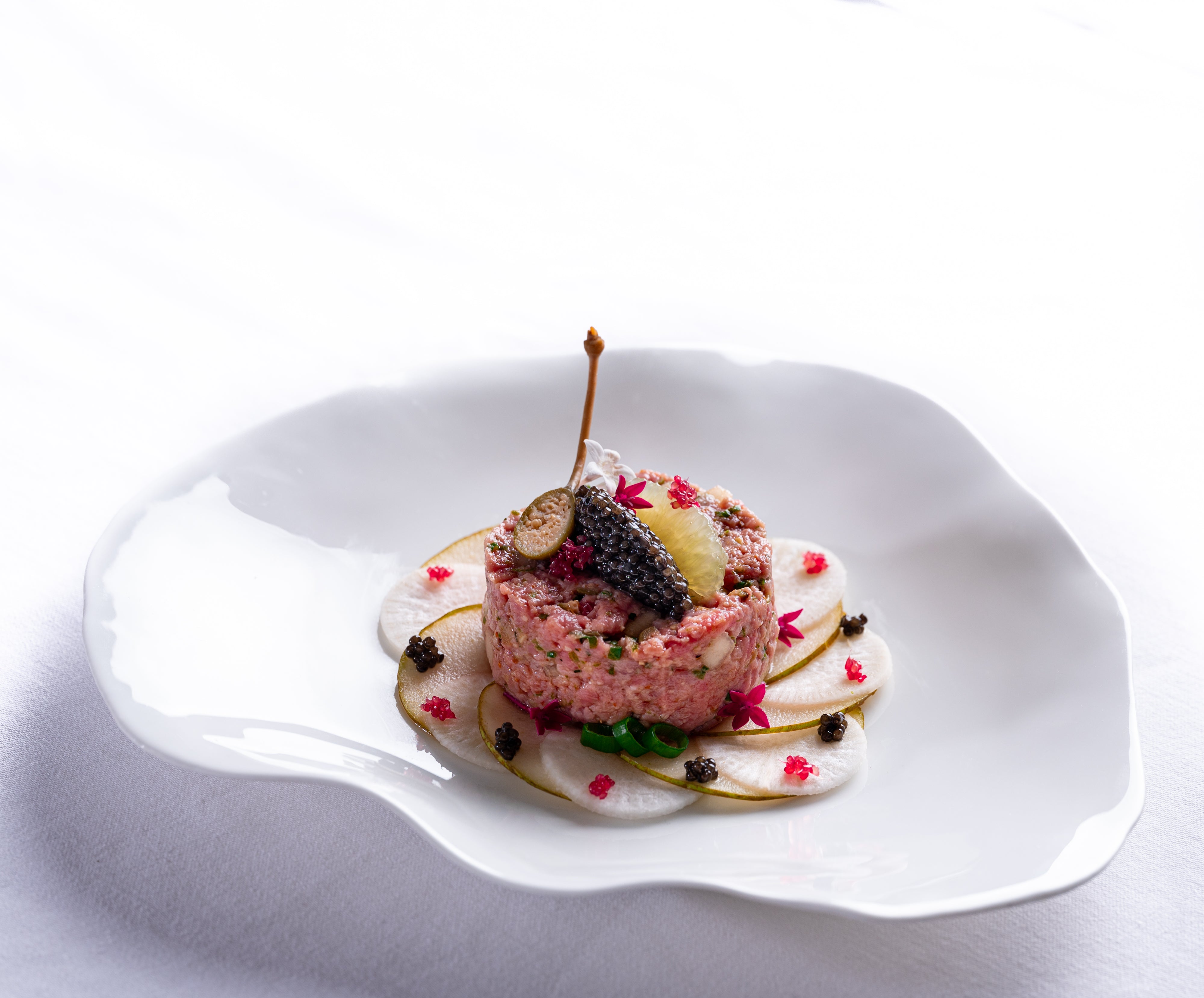 Tartare d'agneau et caviar