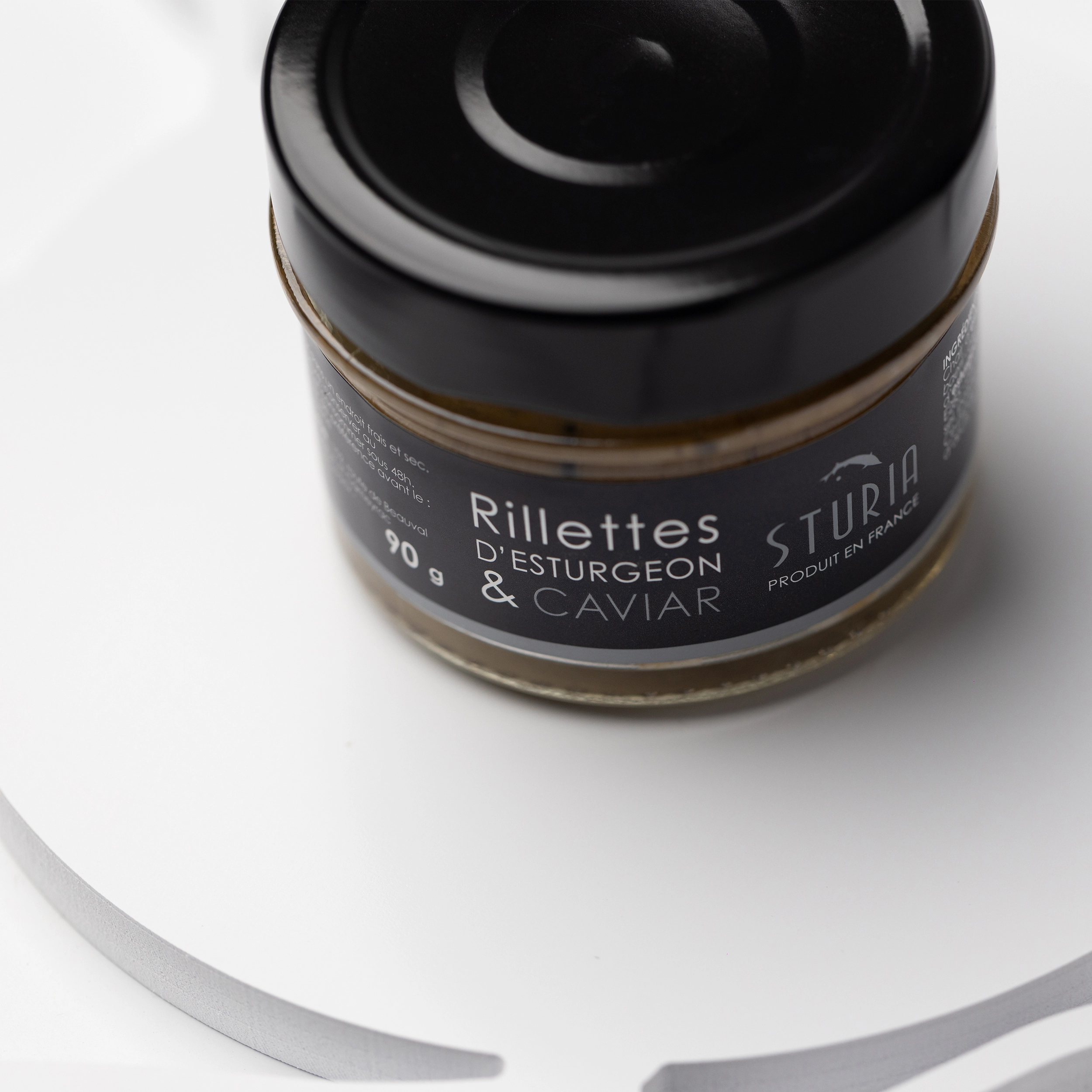 Rillettes d'esturgeon au caviar