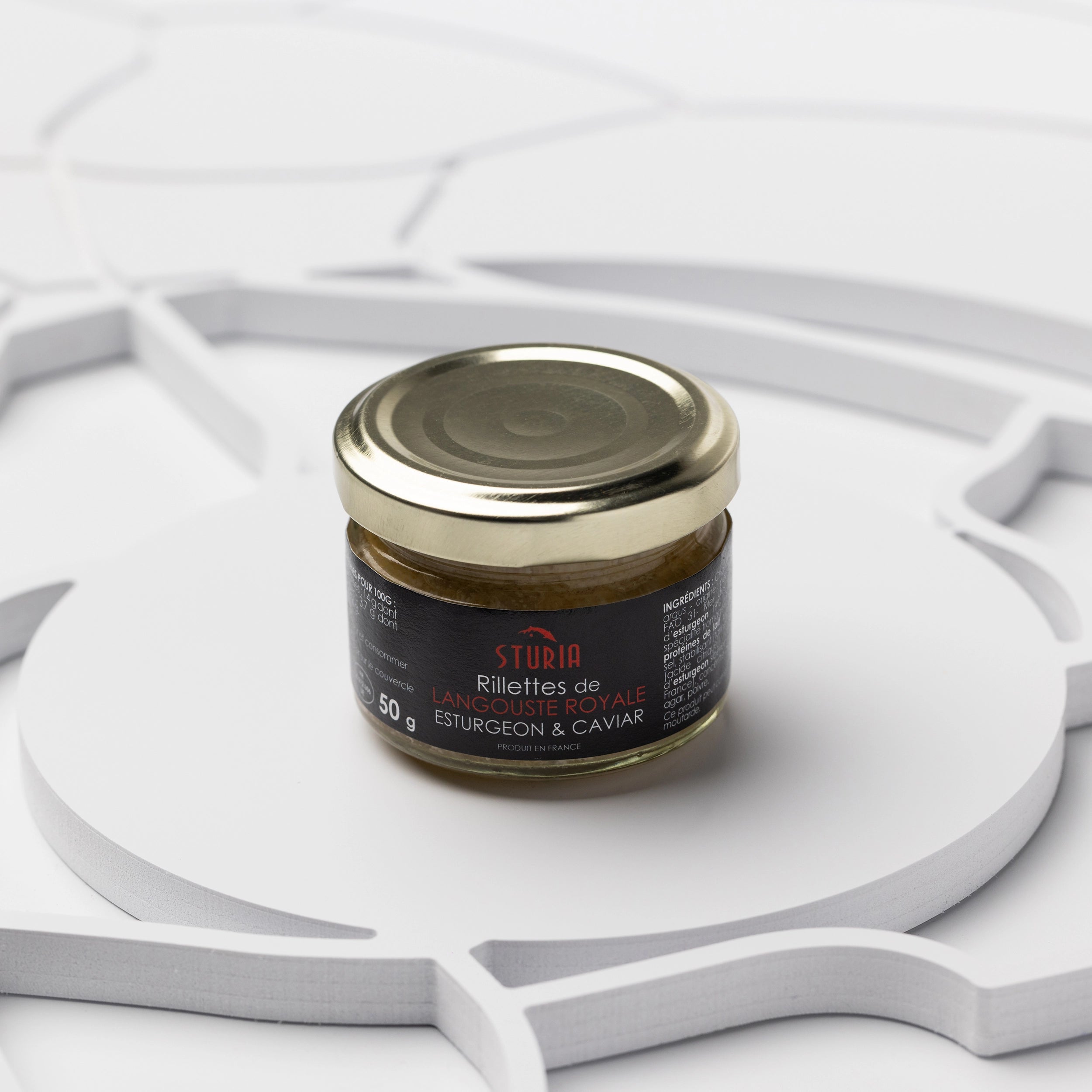Rillettes de langouste royale, esturgeon & caviar